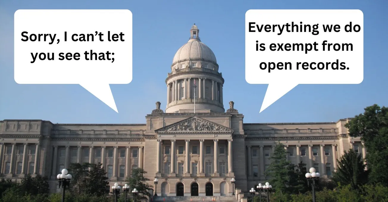 When it comes to open records, Kentucky is ahead of Mississippi in the race to the bottom
