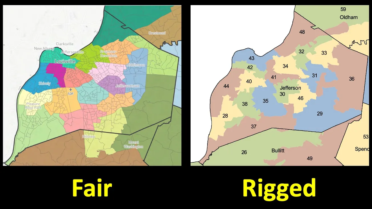 As some states redraw maps, Kentucky advocates push fair redistricting